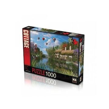 KS Puzzle 11272 Old River Cottage 1000 Parça Puzzle