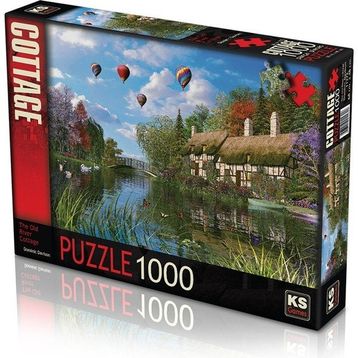 KS Puzzle 11272 Old River Cottage 1000 Parça Puzzle