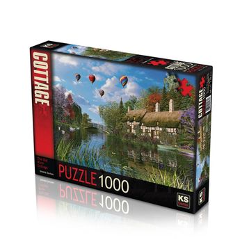 KS Puzzle 11272 Old River Cottage 1000 Parça Puzzle