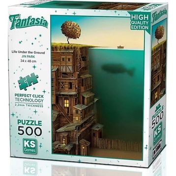 KS Puzzle 20045 Yer Altında Yaşam 500 Parça Puzzle