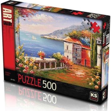 KS Puzzle 20058 Garden Sea 500 Parça Puzzle
