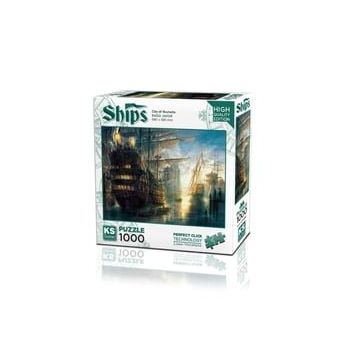 Ks Puzzle 20681 Rochelle Şehri 1000 Parça Puzzle
