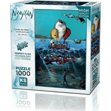 KS Puzzle 20709 Under The Water 1000 Parça Puzzle