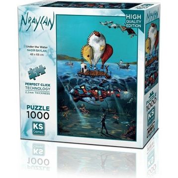 KS Puzzle 20709 Under The Water 1000 Parça Puzzle