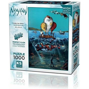 KS Puzzle 20709 Under The Water 1000 Parça Puzzle