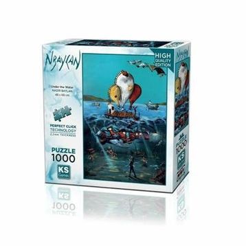 KS Puzzle 20709 Under The Water 1000 Parça Puzzle