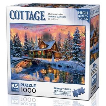 KS Puzzle 20720 Christmas Lights 1000 Parça Puzzle
