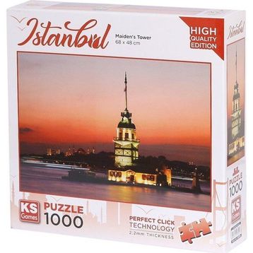 KS Puzzle 20729 Kız Kulesi Gün Batımı 1000 Parça Puzzle