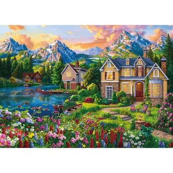 KS Puzzle 22522 By The Lake 2000 Parça Puzzle