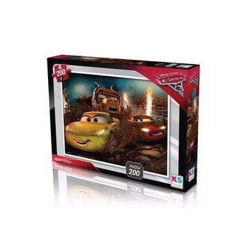 KS Puzzle CR113 Cars 200 Parça Puzzle