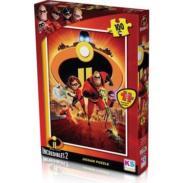 KS Puzzle INC714 Incredibles / 100 Parça Puzzle