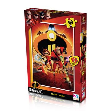 KS Puzzle INC714 Incredibles / 100 Parça Puzzle