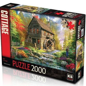 KS Puzzle Mill Cottage Değirmen Kulübesi 2000 Parça Puzzle