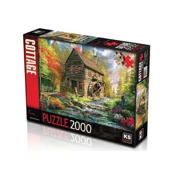 KS Puzzle Mill Cottage Değirmen Kulübesi 2000 Parça Puzzle