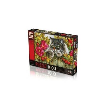 KS Rose Hedge Güllü Çit 1000 Parça Puzzle