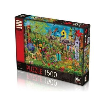 KS Summer Garden Aimee Stewart 1500 Parça Art Gallery Puzzle