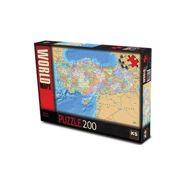 KS Türkiye Siyasi Haritası 200 Parça Puzzle