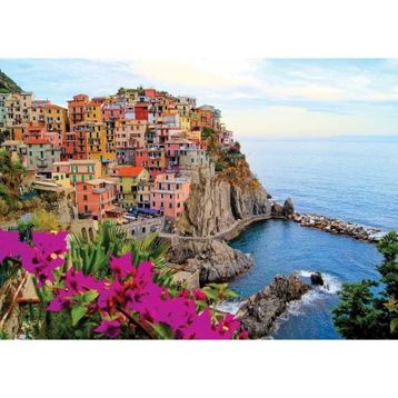 KS Village Of Manarola Cinque Terre İtaly 1000 Parça Puzzle