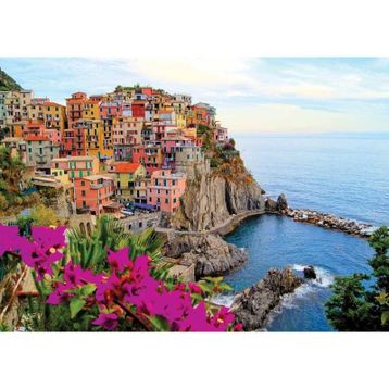 KS Village Of Manarola Cinque Terre İtaly 1000 Parça Puzzle