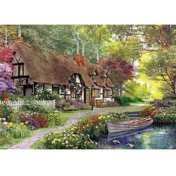 KS Woodland Walk Cottage 1000 Parça Puzzle