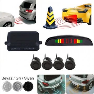 Ksediesel Ses İkazlı 4 Sensörlü Dijital Ekranlı Araç Park Sensörü