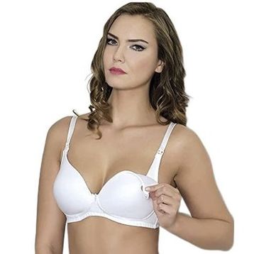 Kshop Freshness 10877 Beyaz Süngerli Kadın Emzirme Sütyeni