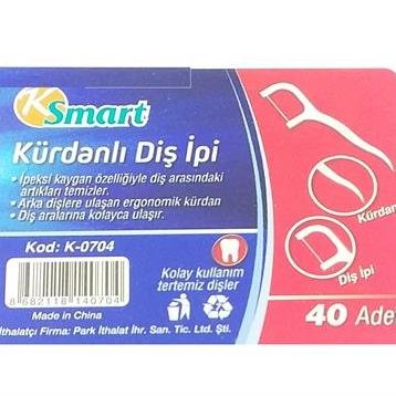 Ksmart 40'lı Kürdanlı Diş İpi
