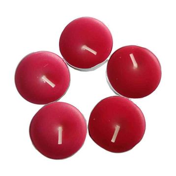 Ksmart Kırmızı 5'li Tea Lights Mum