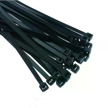 Ksn Plastik Siyah 4.8x200 mm 100 Adet Kelepçe