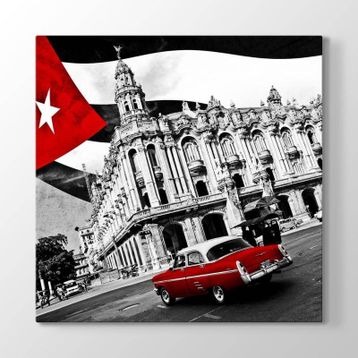 Küba Havana Araba Tablosu