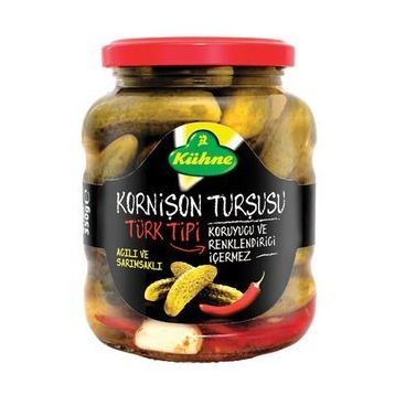 Kühne 350 gr Türk Tipi Kornişon Turşu