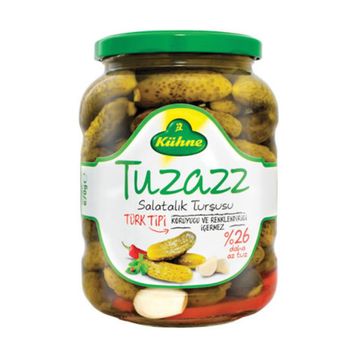 Kühne 670 gr Az Tuzlu Kornişon Turşu