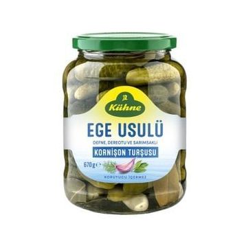 Kühne 670 gr Ege Usulü Kornişon Turşu
