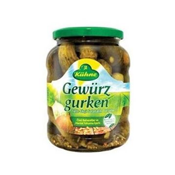 Kühne 670 ml Alman Tipi Gewurzgurken Salatalık Turşusu