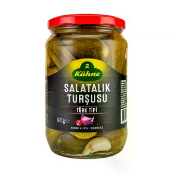 Kühne Türk Tipi 670 gr Salatalık Turşusu