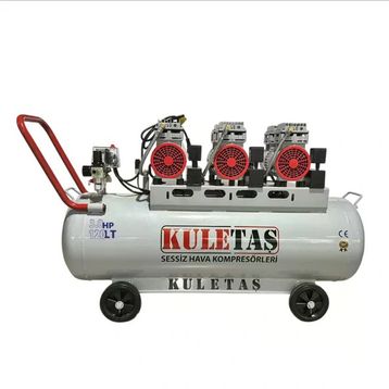 Kuletaş 120 Litre 3 HP 8 Bar Alüminyum Tanklı Sessiz Hava Kompresörü