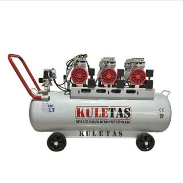 Kuletaş 120 Litre 3 HP 8 Bar Alüminyum Tanklı Sessiz Hava Kompresörü