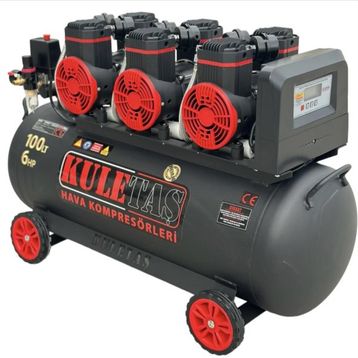 Kuletaş Premium 100 Litre 6 Hp Sessiz Yağsız Hava Kompresörü