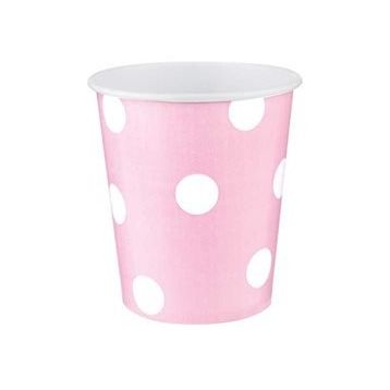 KullanAtMarket 8 Adet Pembe Karton Bardak