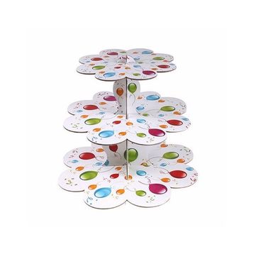 KullanAtMarket Balonlu 1 Adet Cupcake Standı