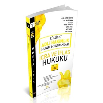 Külliyat 2021 İcra ve İflas Hukuku Soru Bankası Adli Hakimlik - Savaş Yayınevi