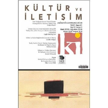Kültür ve İletişim Mart 2018 - Ağustos 2018 Sayı:41 - İmge Kitabevi