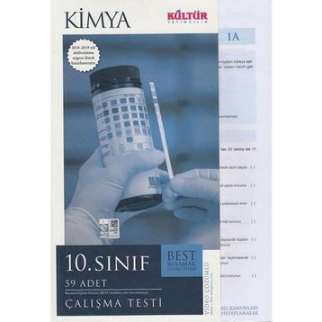 Kültür Yayıncılık 10. Sınıf Kimya Çalışma Testleri
