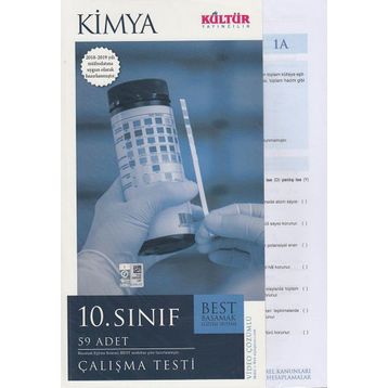 Kültür Yayıncılık 10. Sınıf Kimya Çalışma Testleri