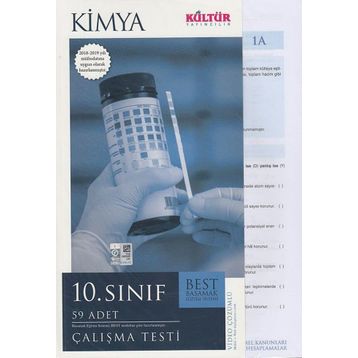 Kültür Yayıncılık 10. Sınıf Kimya Çalışma Testleri