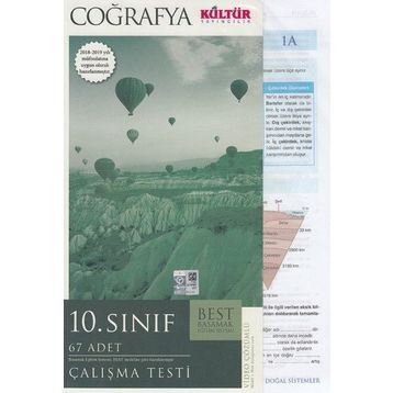 Kültür Yayınları 10. Sınıf Coğrafya Best Çalışma Testi