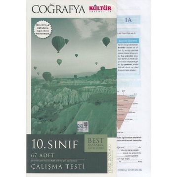 Kültür Yayınları 10. Sınıf Coğrafya Best Çalışma Testi