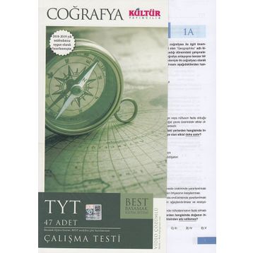 Kültür Yayınları TYT Best Coğrafya Çalışma Testi