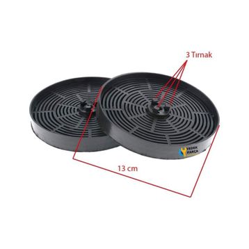 Kumtel DP6X / DA6-833 Aspiratör & Davlumbaz Aktif Karbon Filtresi