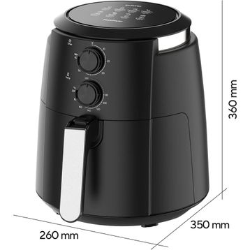 Kumtel HAF-01 4.7 lt Siyah Airfryer